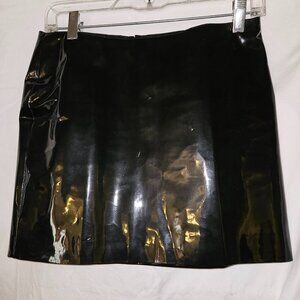 Sexy New with tags PVC lined mini Goth Punk SMALL